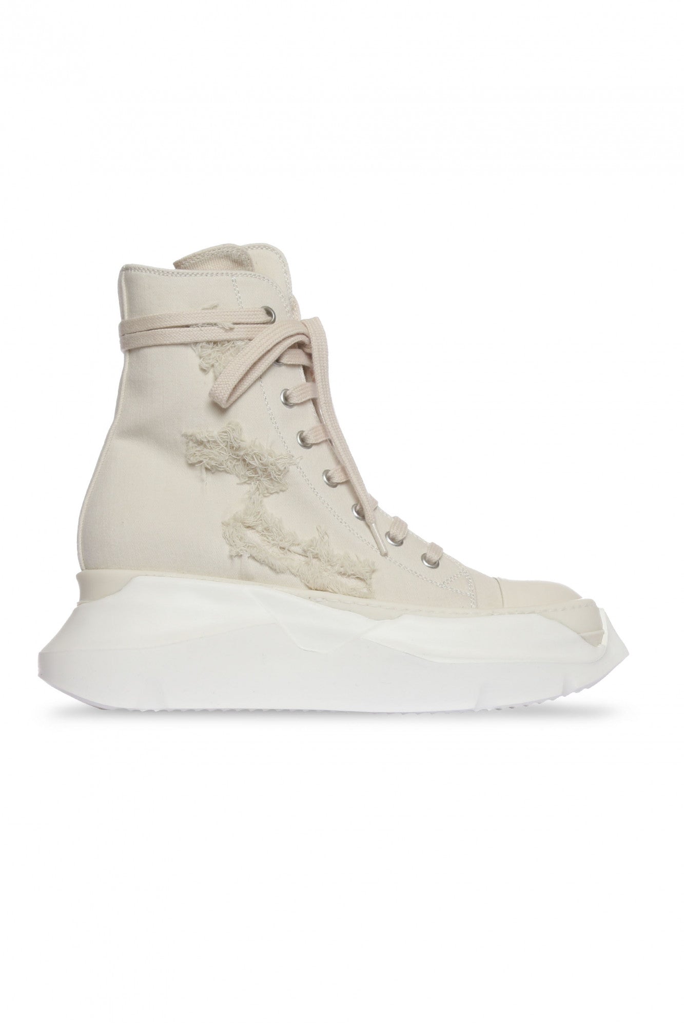 Rick Owens DRKSHDW High-Top Abstract Sneakers DS02B4840-SLASH