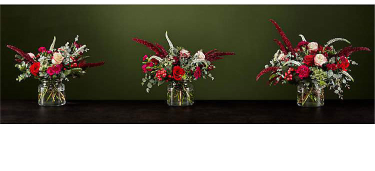 Premium flowers holiday bouquet. Delivered farm-fresh to your door by Flower Co.