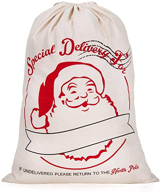 Sublimation Blank Santa Sack\blessing bag Necklace