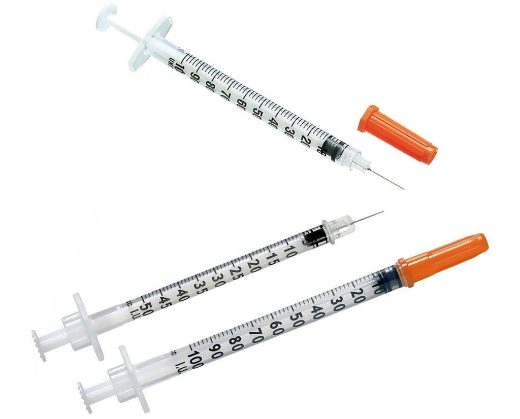 Terumo™ Seringue à insuline à trois pièces Volume : 1 ml Seringues