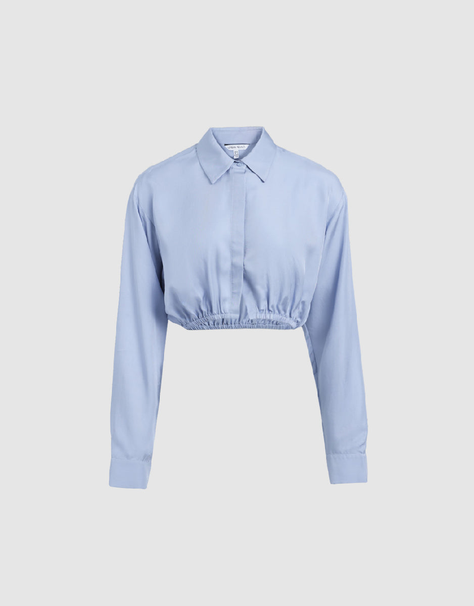 Cropped Overhead Shirt – Urban Revivo