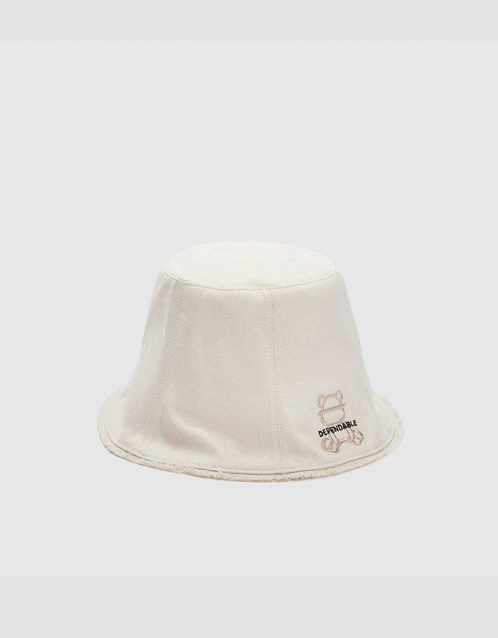 Bear Detail Bucket Hat