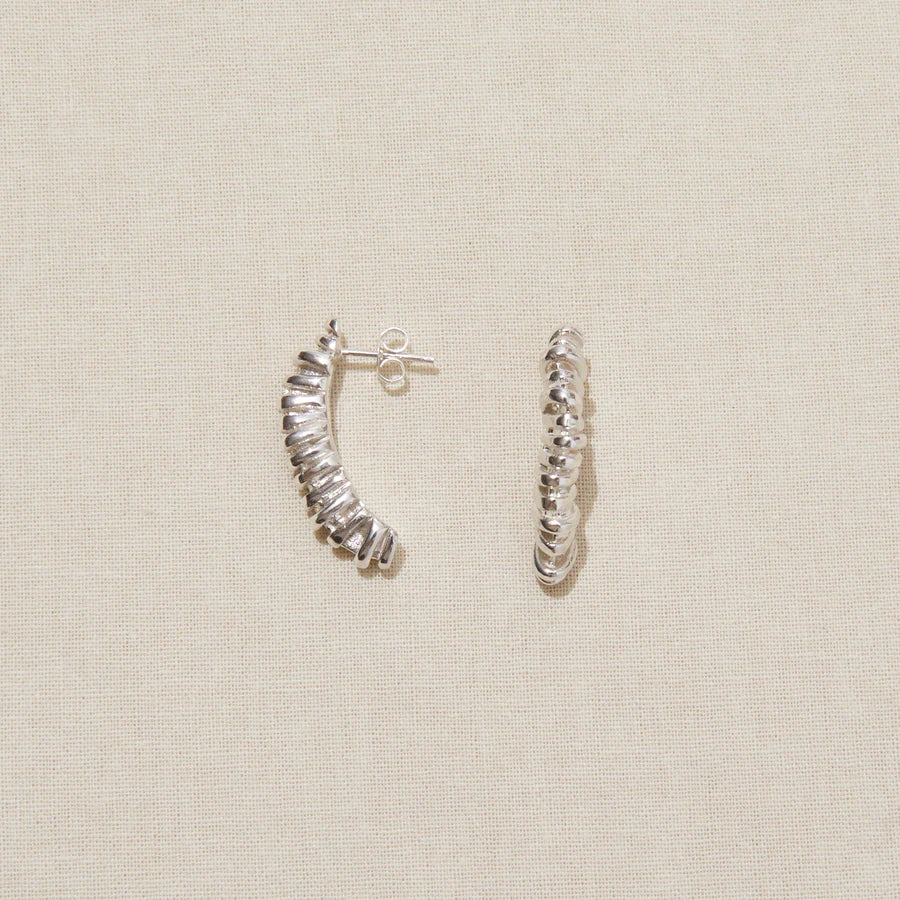 Magdalena Studs, Sterling Silver