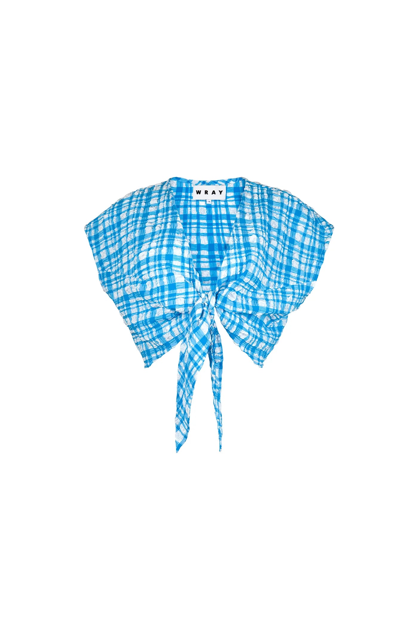 Knot Top, Ocean Gingham