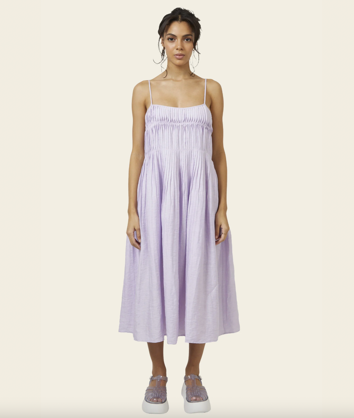 Juliet Midi Dress, Lilac