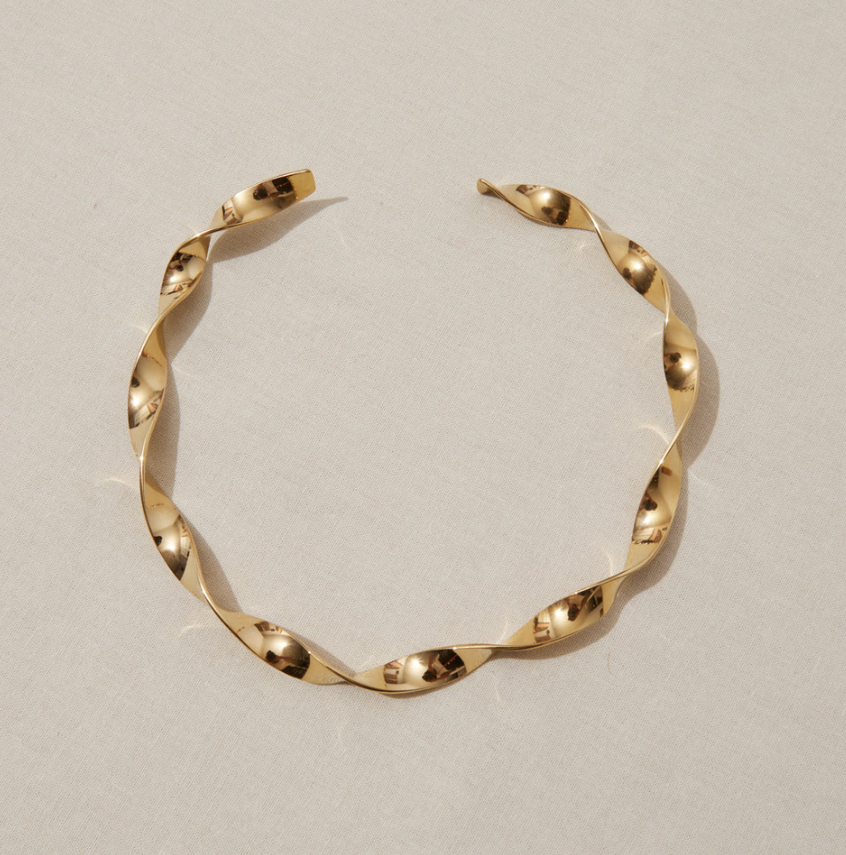 Forever Turning Choker, 18ct Gold Plated