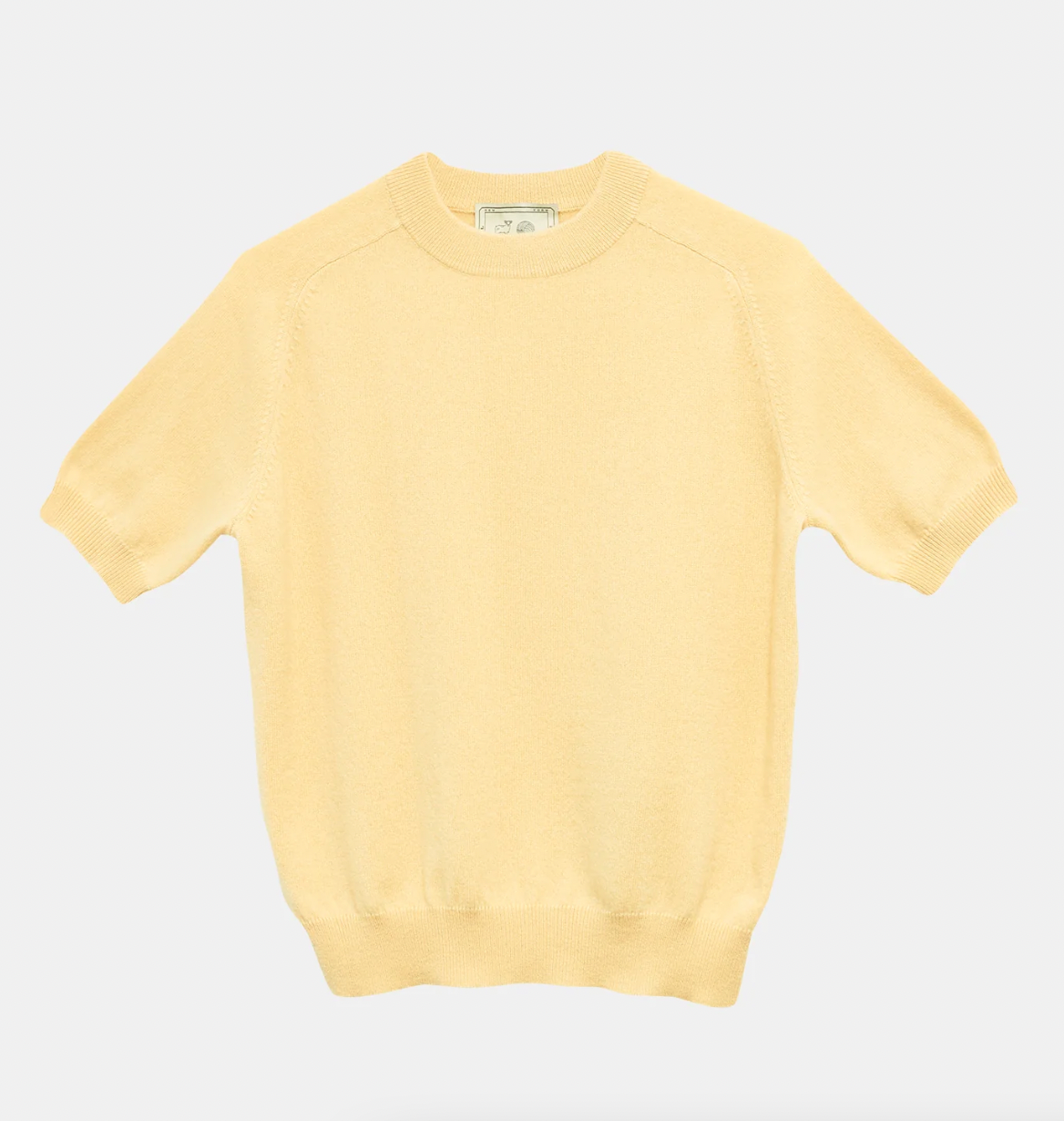 Irelia Cashmere Top, Soft Yellow