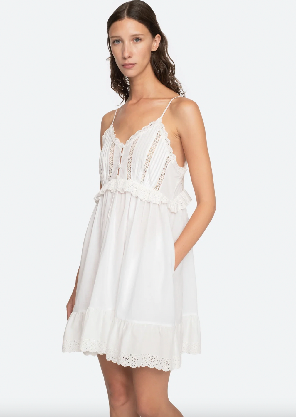 Elysse Nightgown, White