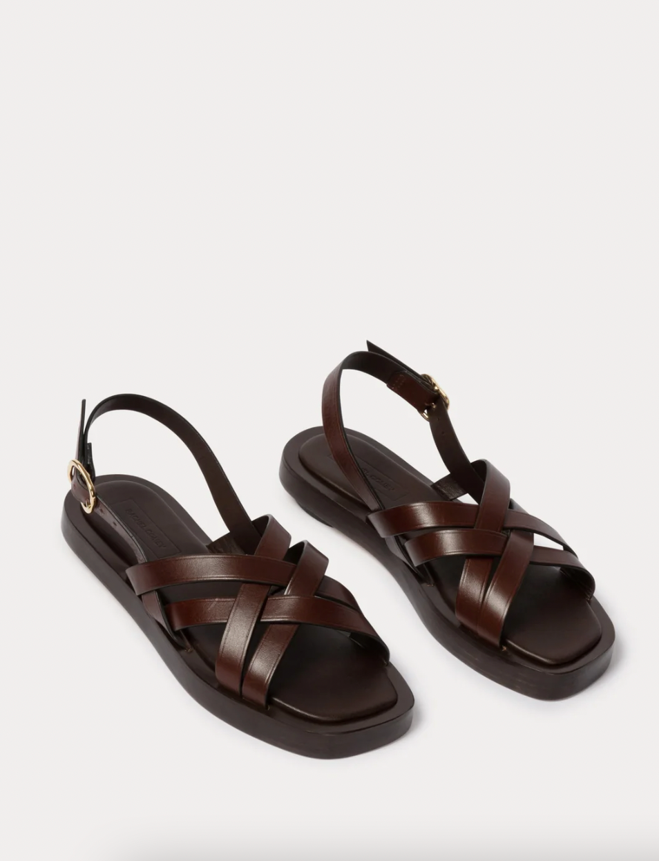 Harp Sandal, Dark Brown