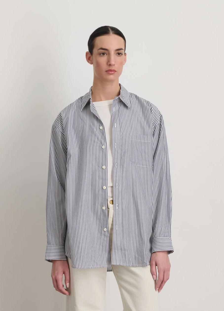 Nolan Shirt, Grey Stripe