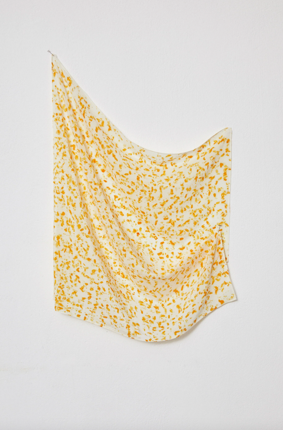 Hand Printed Floral Petal Scarf