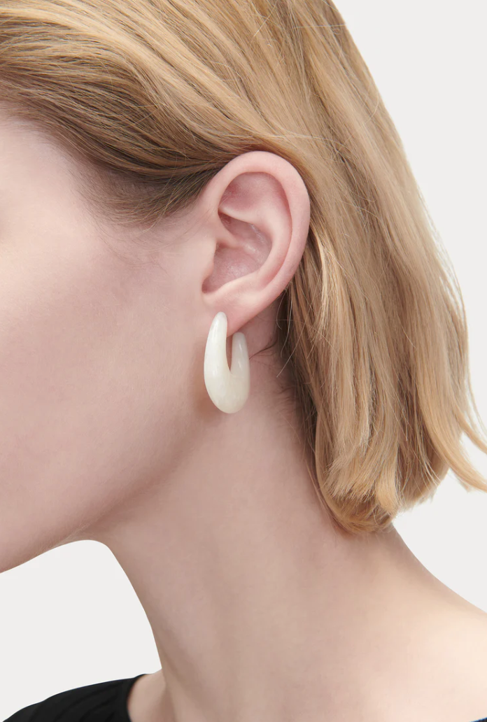 Isle Earring,  Ivory