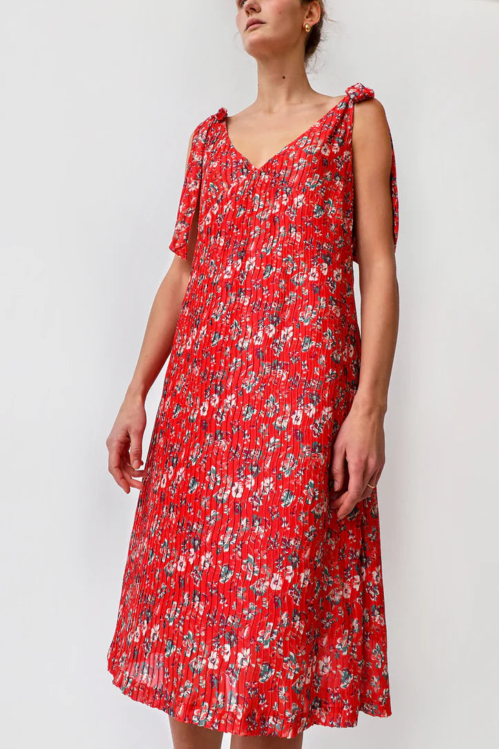 Seine Dress, Red Wisteria