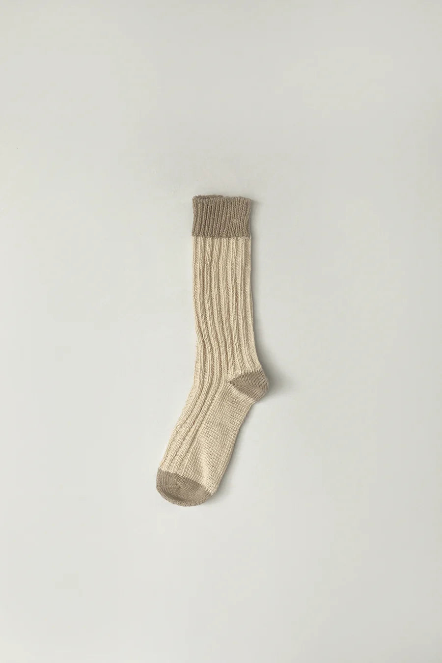 The Woven Sock, Cream and Neutral