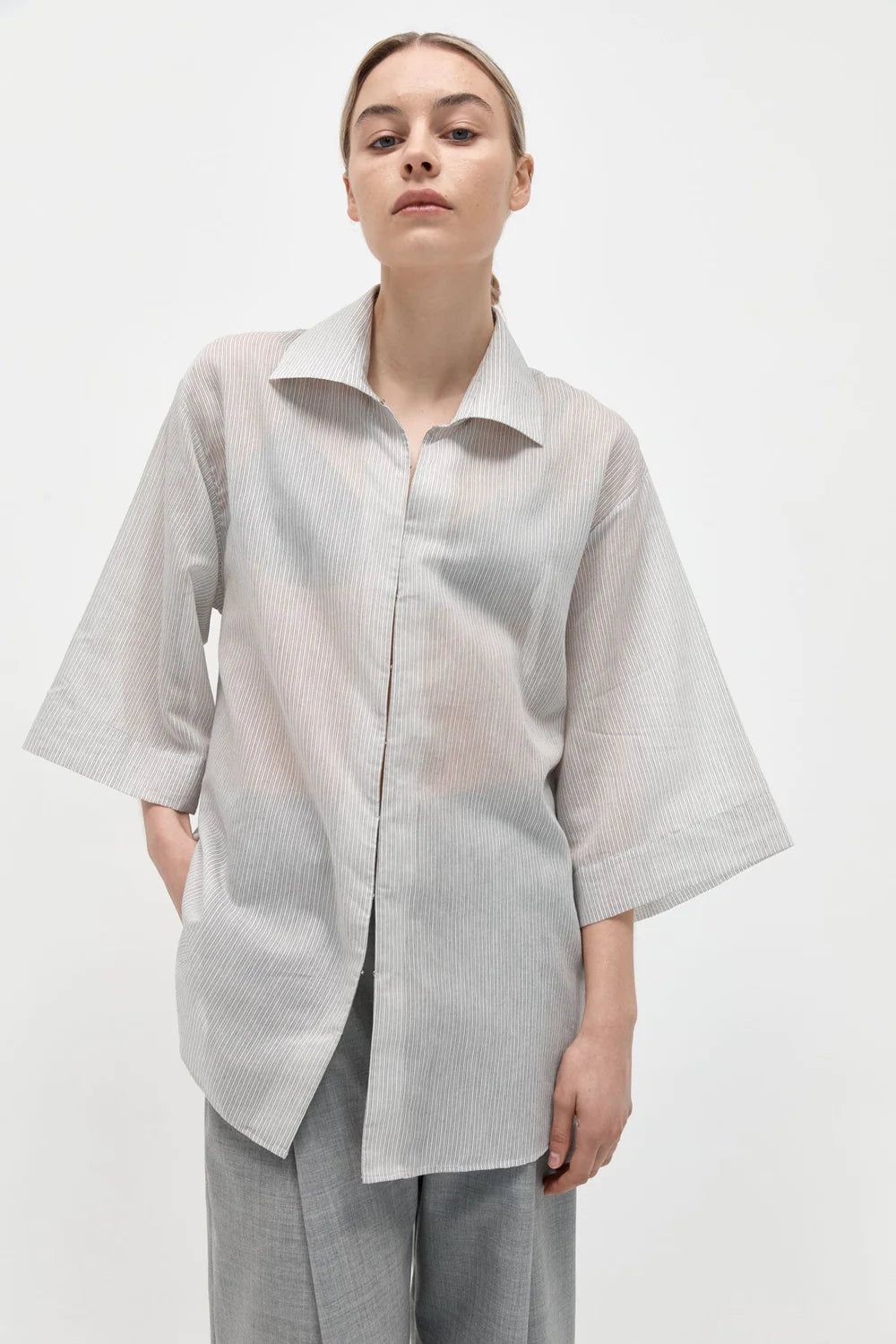 Oversized Shirt, Grey