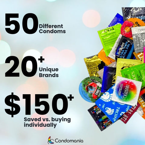 50 different condoms details