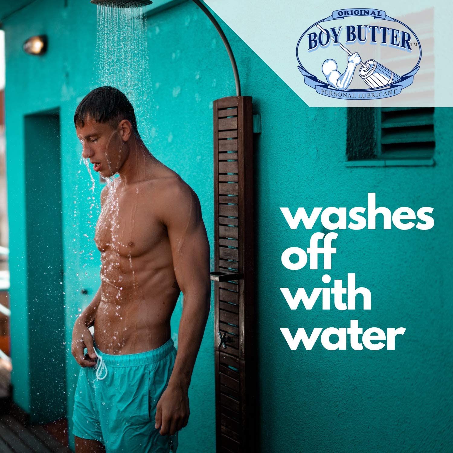 Boy Butter Original Lubricant washes off with water