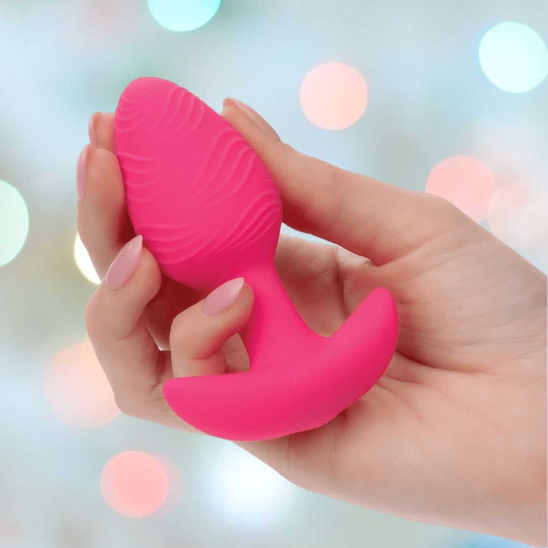 Cheeky Vibrating Glow-In-The-Dark Butt Plug