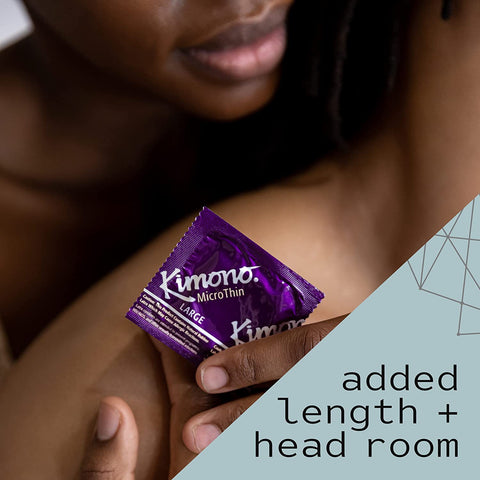 Kimono MicroThin Large Condoms with extra head room