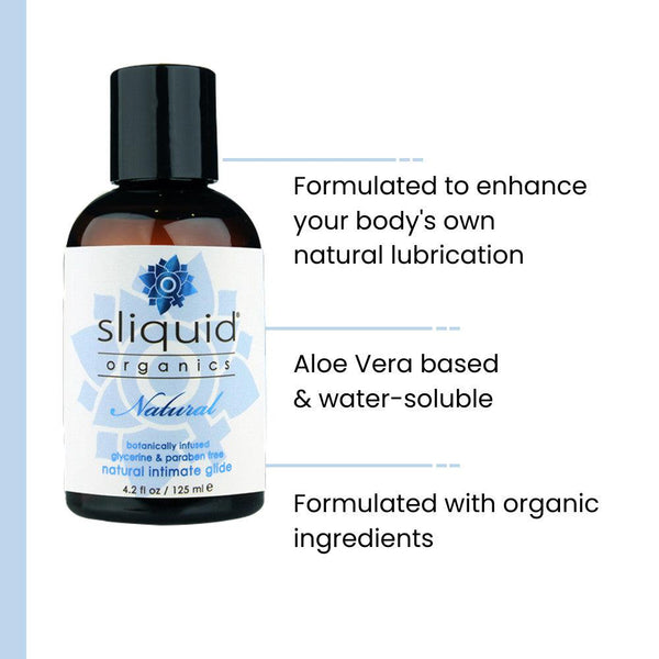 Sliquid Organics Gel with Aloe - Features