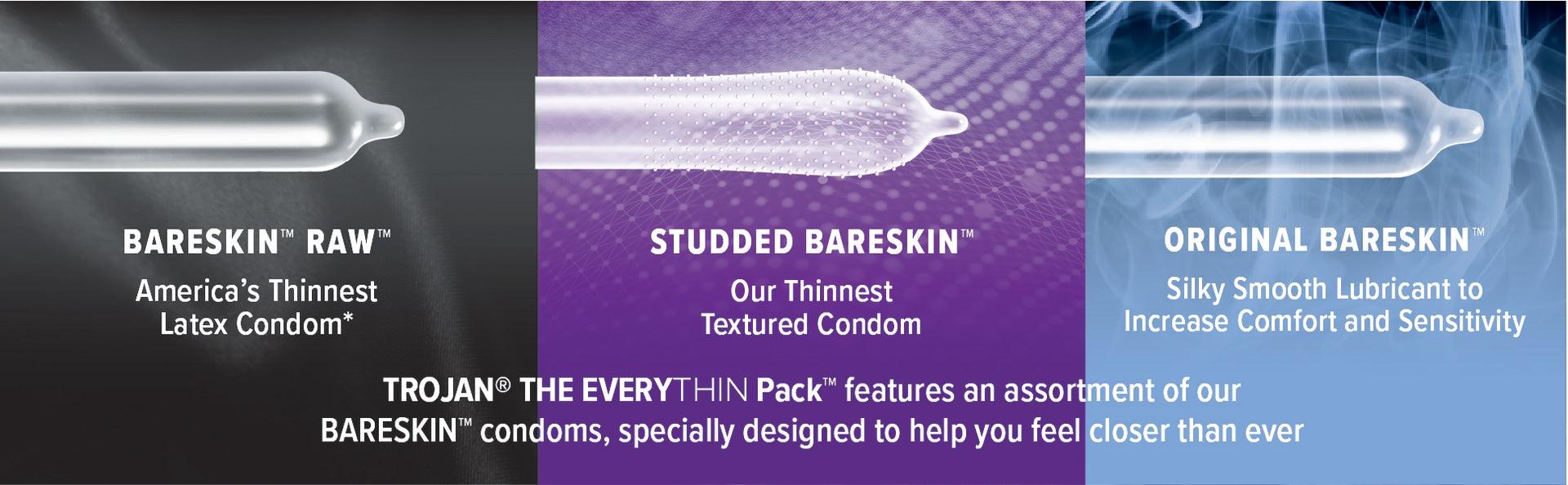 Trojan BareSkin Condom Sampler Pack