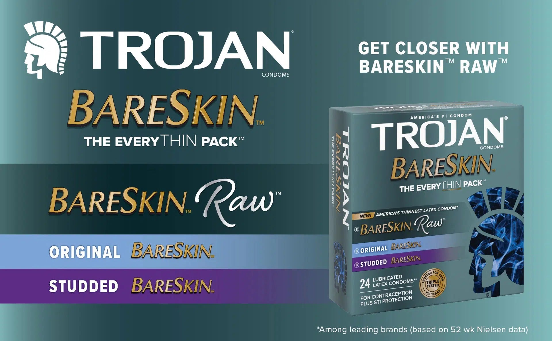 Trojan BareSkin Condom Sampler Pack