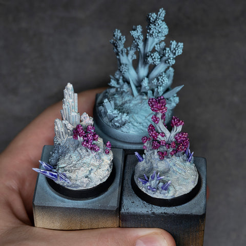 Basing - How to make a seabed, beach, coral or sand base for miniatures 