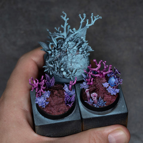 Warhammer 40k Sci-Fi basing examples Redxotica