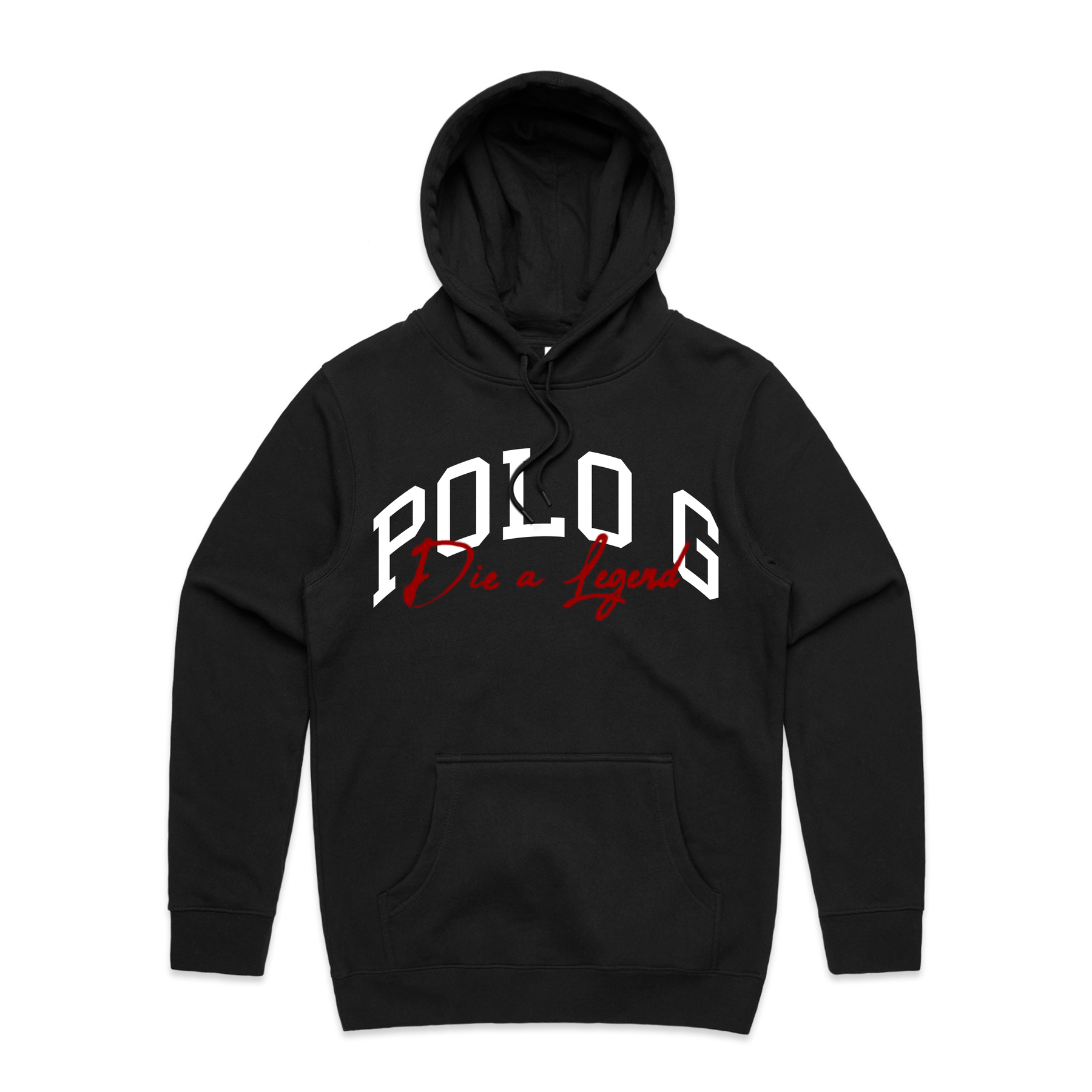 Polo G Merch Die A Legend Hoodie Black - Tipatee