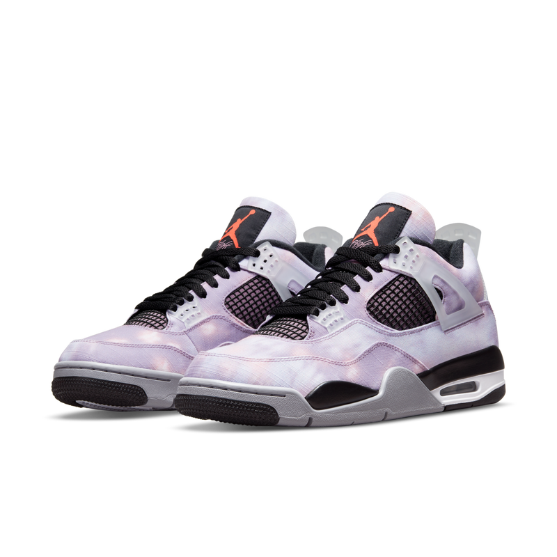 jordan 4 white and purple