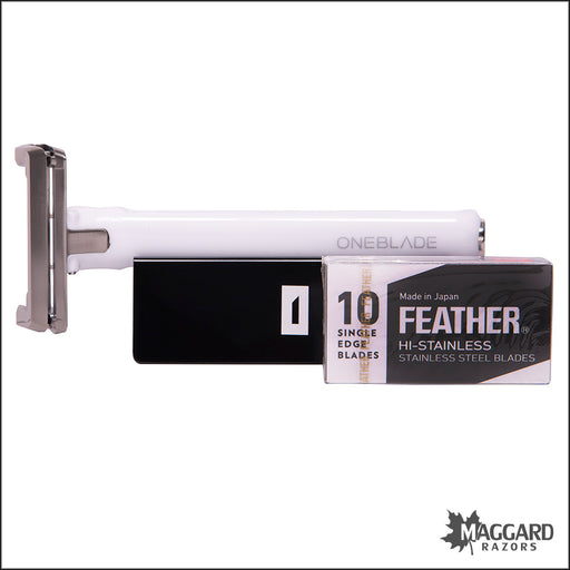 Feather FHS10 Single Edge Blades, 10 Blades — Maggard Razors