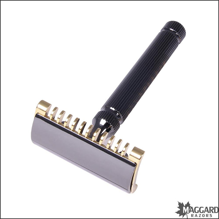 Fatip il Piccolo Special Edition Black and Gold DE Safety Razor