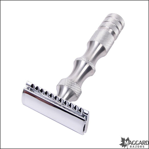 The Gentleman Super Platinum Stainless Steel Double Edge Safety Razor —  Maggard Razors