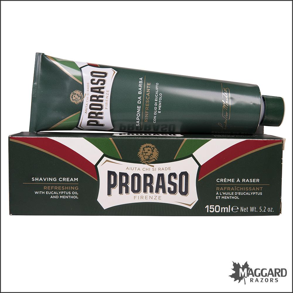 Shetland wol Onderstrepen Proraso Eucalyptus Oil and Menthol Shaving Cream, 150ml Tube — Maggard  Razors