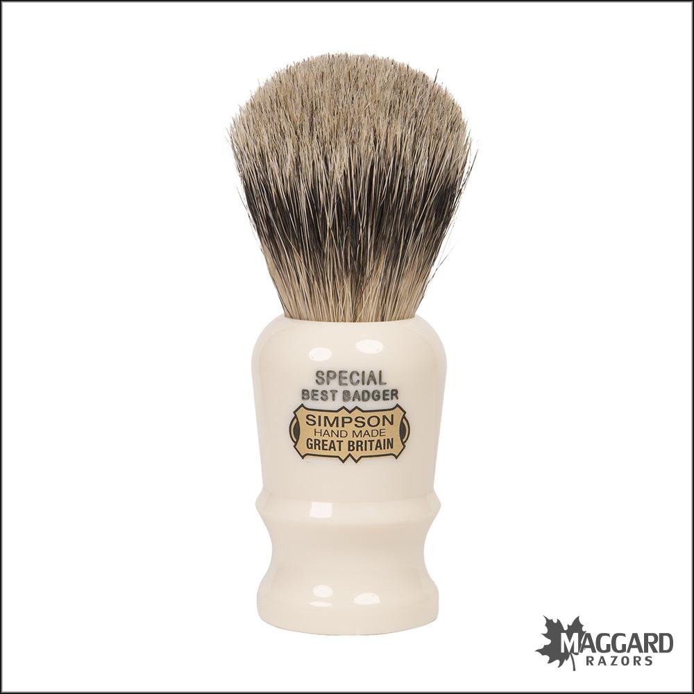 Simpson Special S1 Best Badger Shaving Brush, 18mm