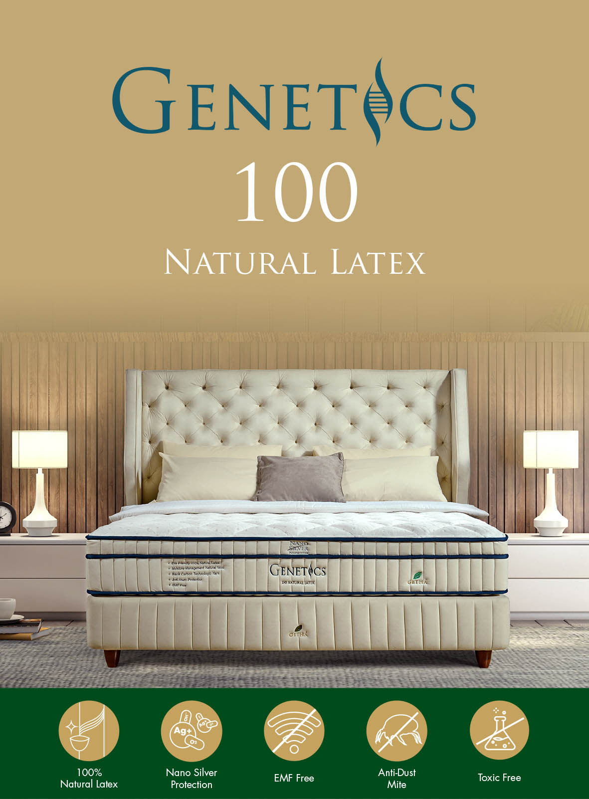 Genetics 100 Latex Mattress