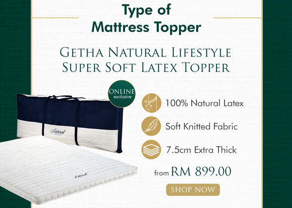 Getha Naturally Super Soft Latex Topper