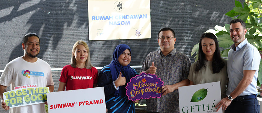 Getha and Sunway Pyramid collaborate in Deepavali Autsome at NASOM Group Home