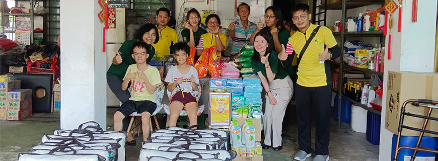 Getha Retail KL Team visited Shan Ai Handicapped Welfare Home