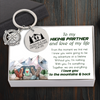 Compass Keychain - Hiking - To My Hiking Partner - Together, We Are Everything - Ukgkw15002
