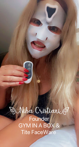 Nika Cristiani, Creator of the ToneUp15 Micro Current 15 min Facelift Mask