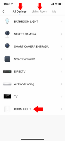 Nuevas escenas de smart Life app no aparecen en app Alexa