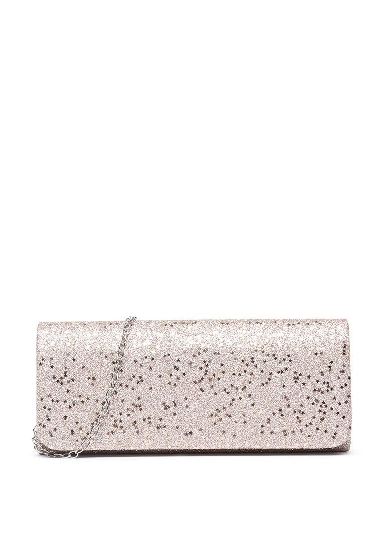 glitter clutch