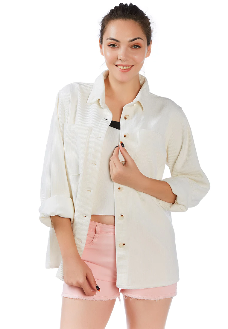SOLID CASUAL FULL SLEEVE SHIRT