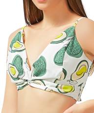 TROPICAL LIFE CAMI CROP TOP