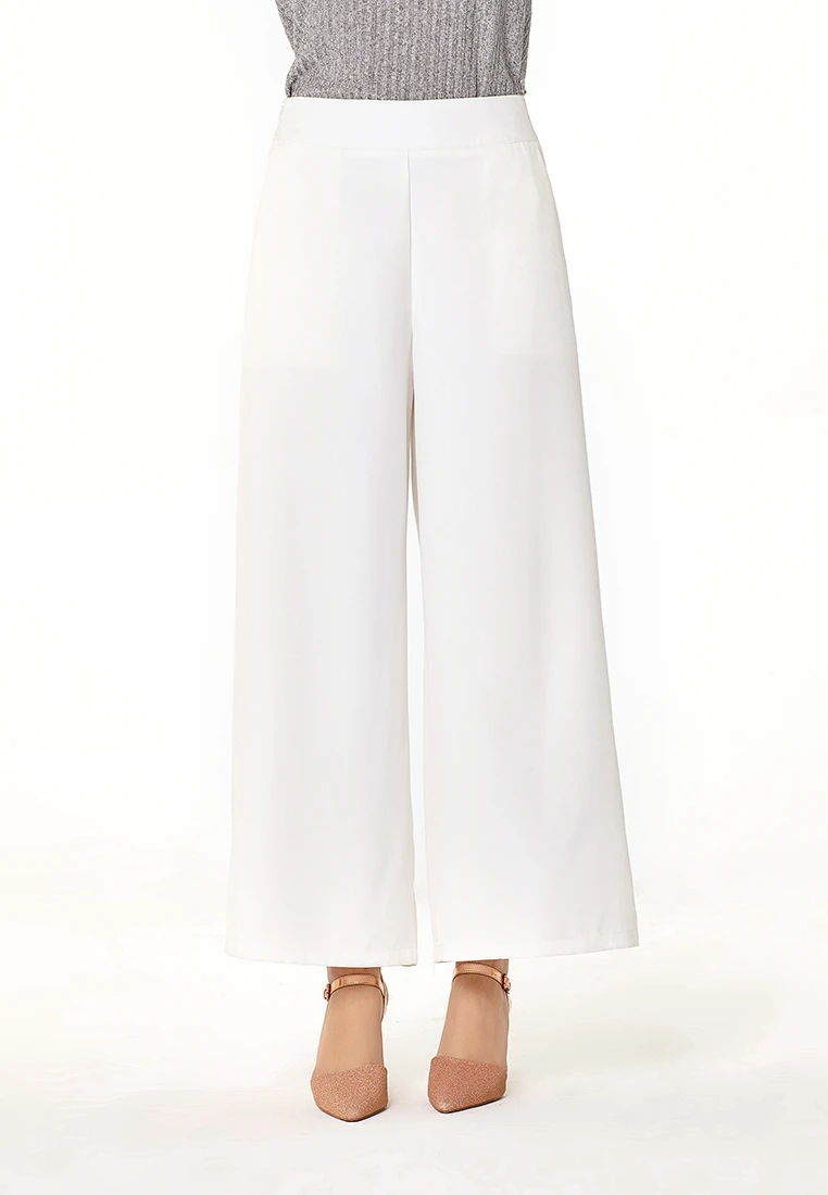 WIDE LEG FLARED TROUSERS