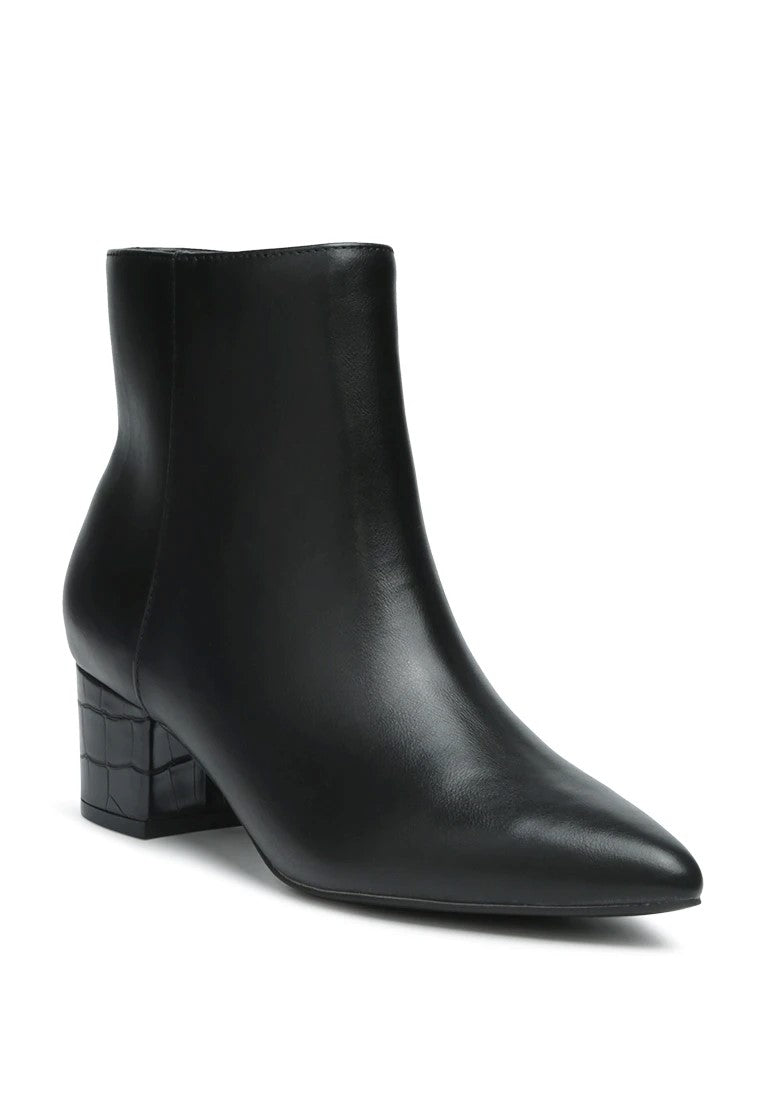 black sleek boots