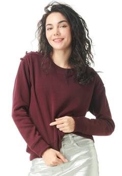 sweatshirts with shoulder lace loop