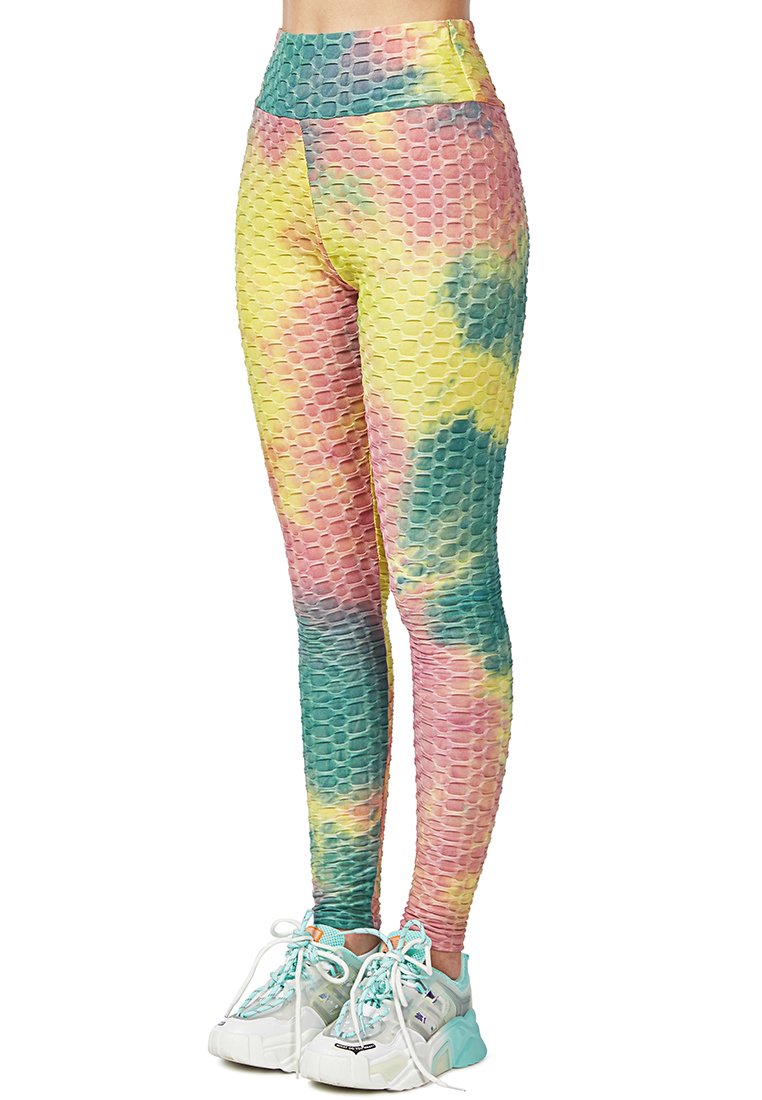 SCRUNCH TIE DYE WORKOUT PANTS