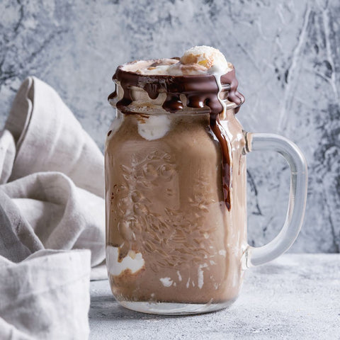 chocolate mudslide with thick and dirty signature cream